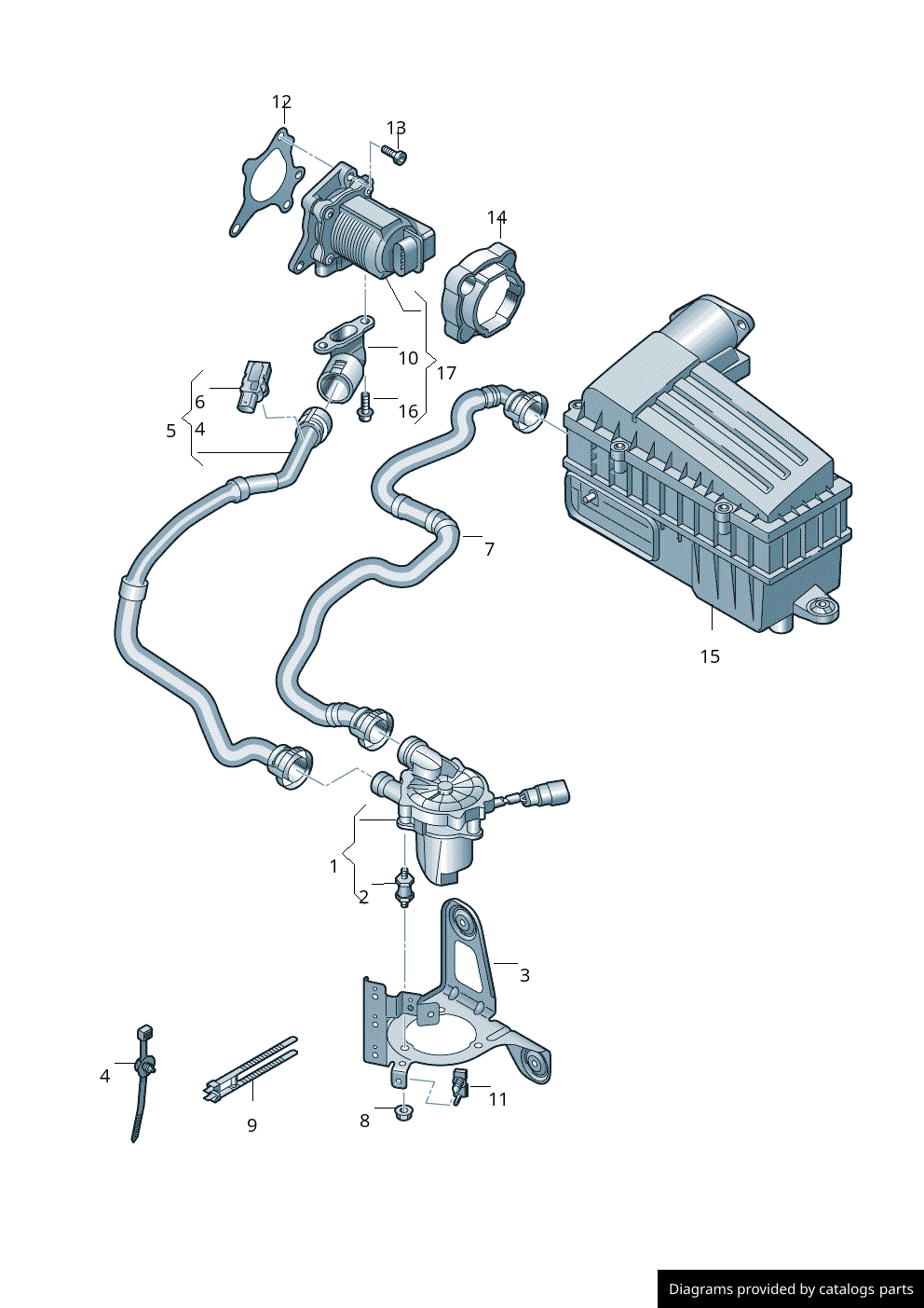 Car part diagram