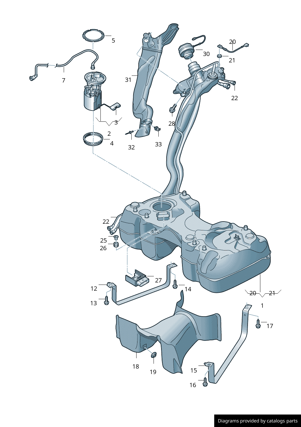 Car part diagram