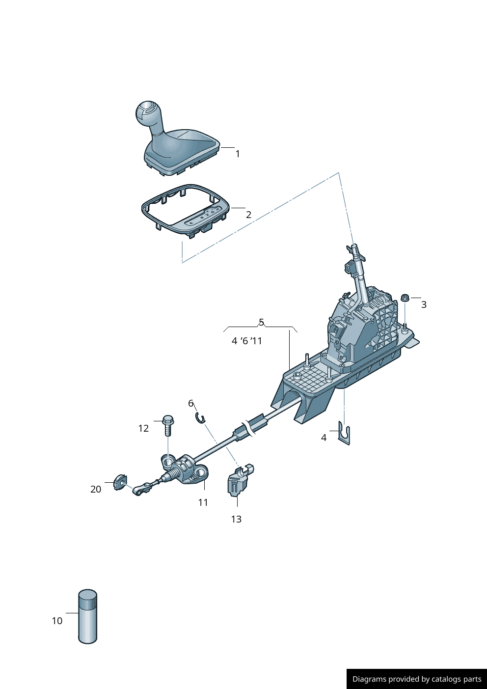 Car part diagram