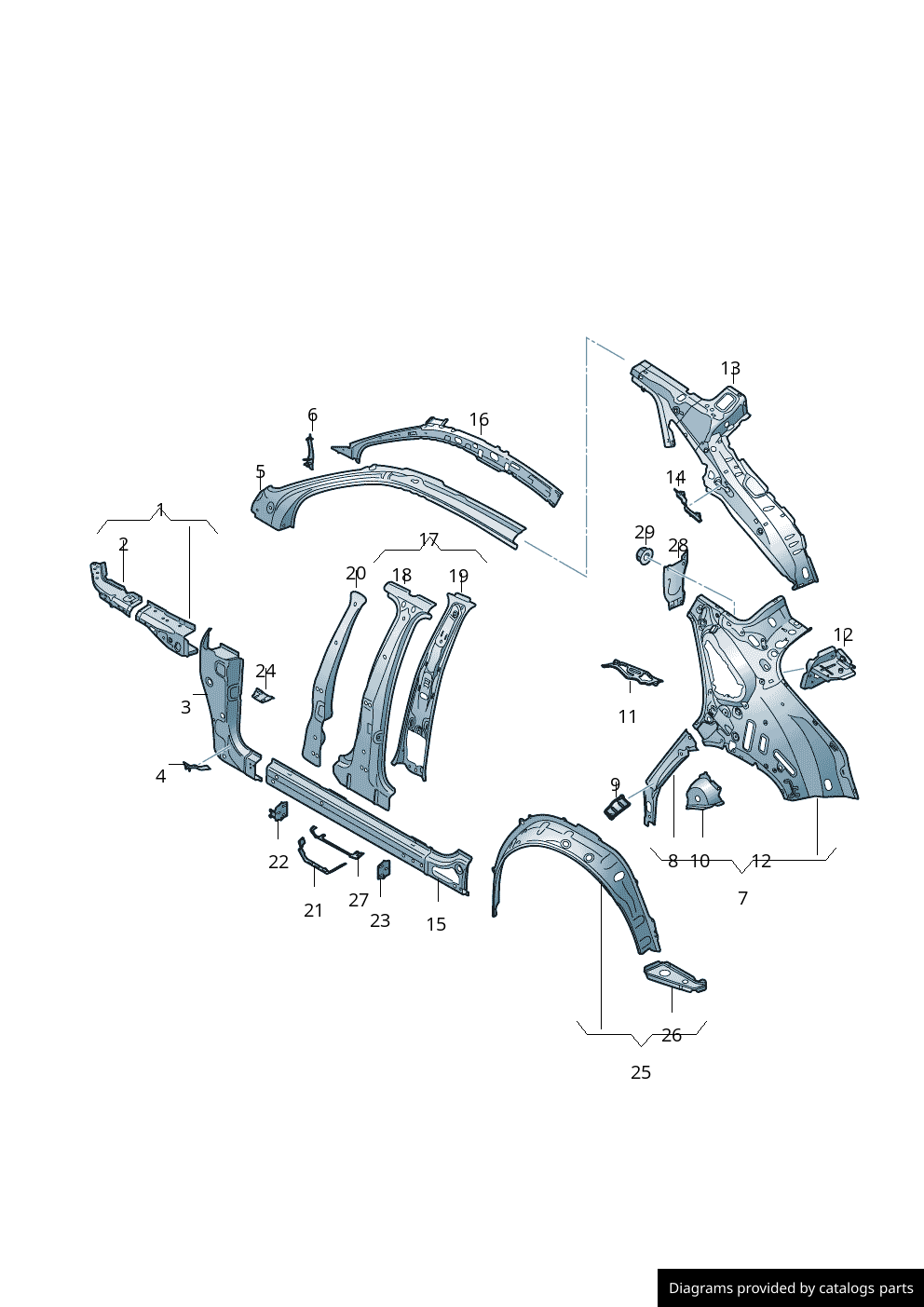 Car part diagram
