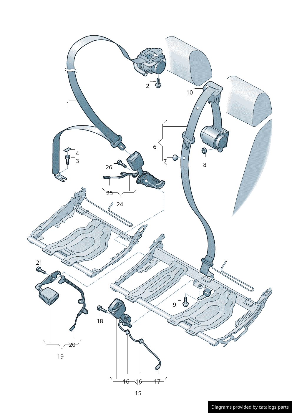 Car part diagram