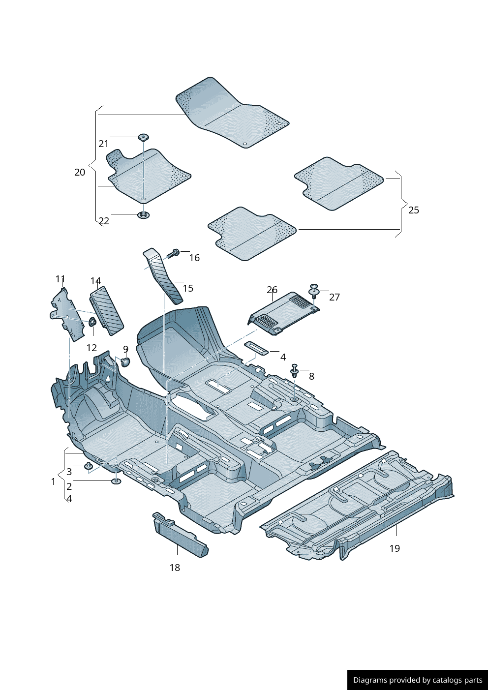 Car part diagram