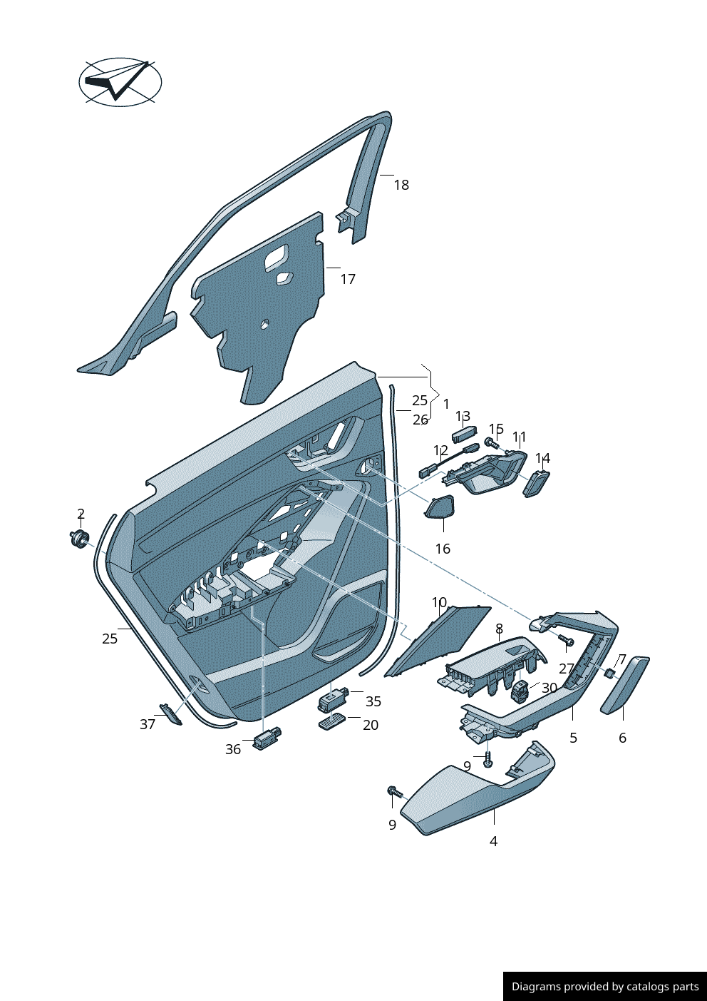 Car part diagram