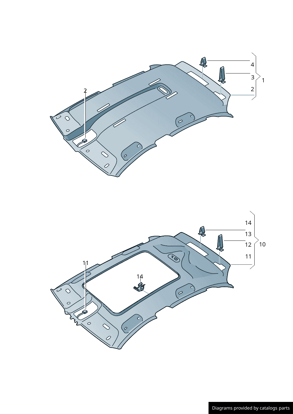 Car part diagram