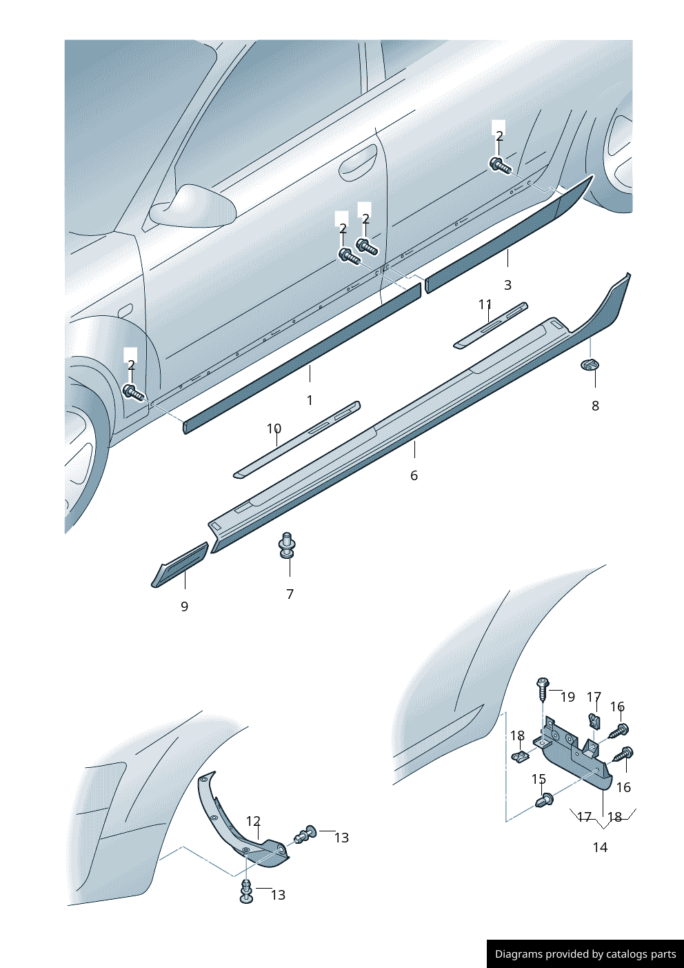 Car part diagram
