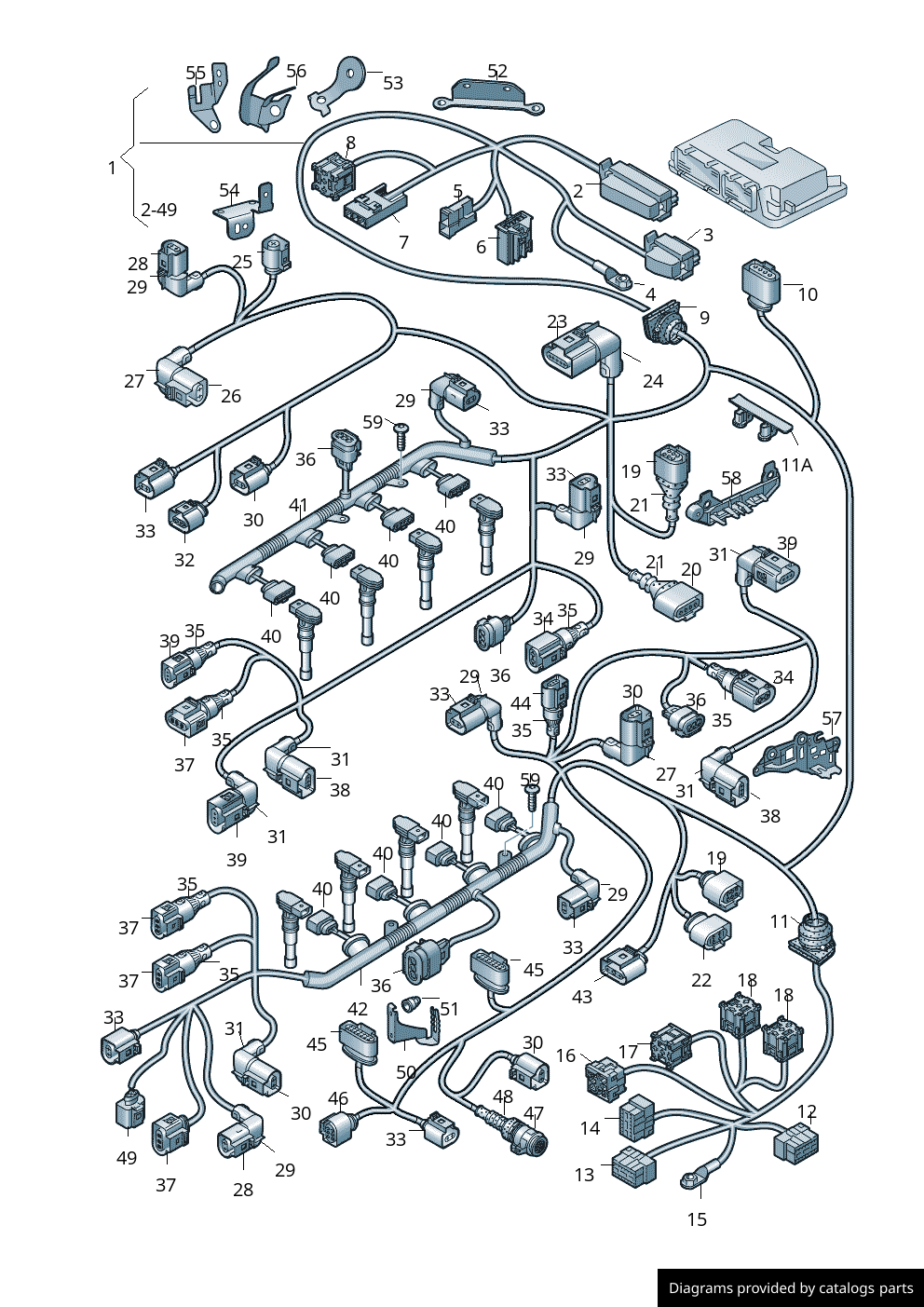 Car part diagram