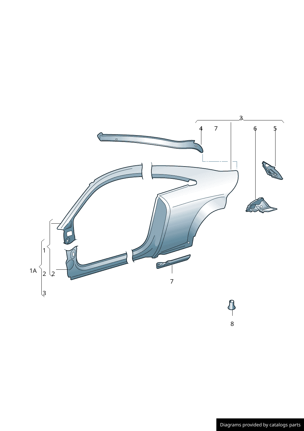 Car part diagram