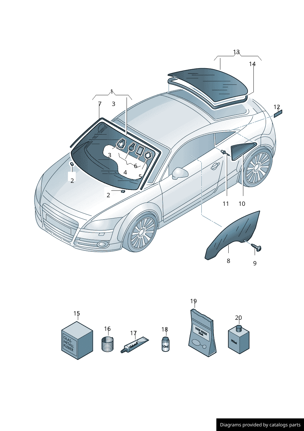 Car part diagram