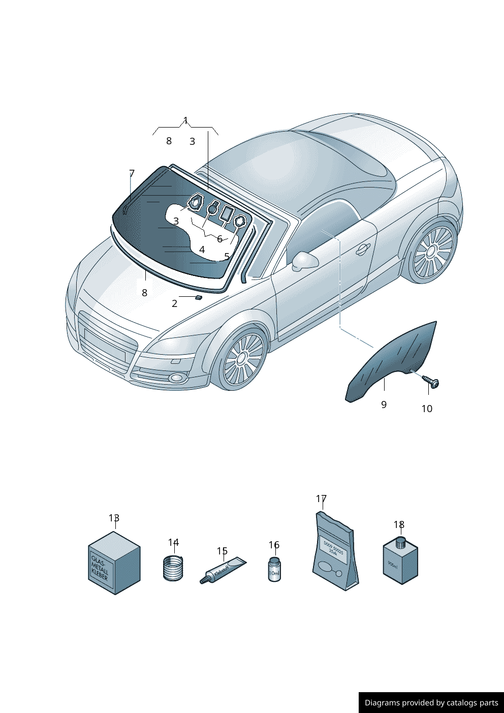 Car part diagram