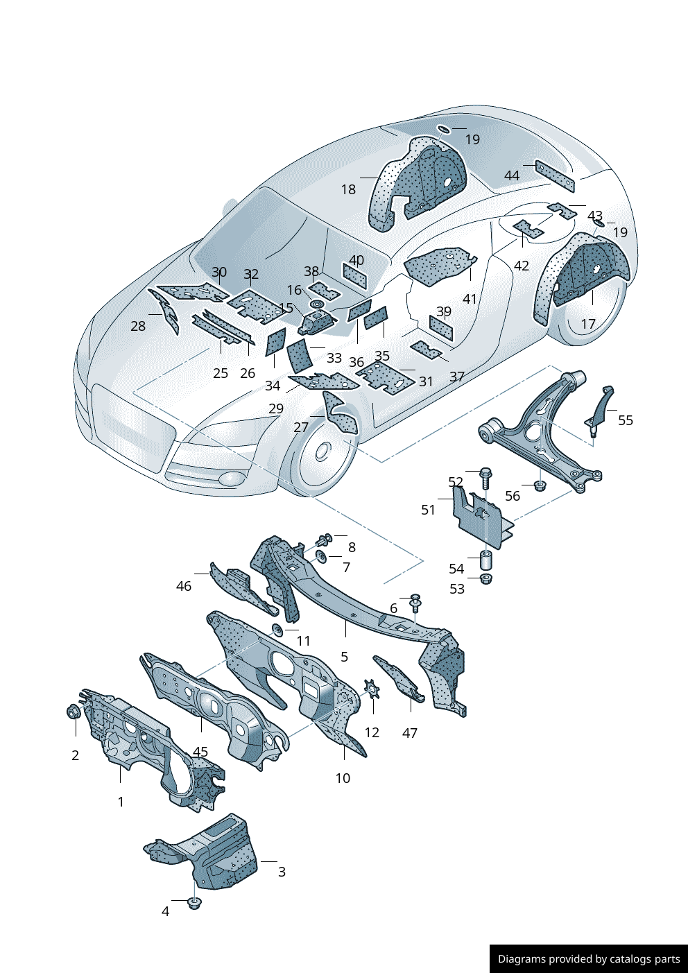 Car part diagram