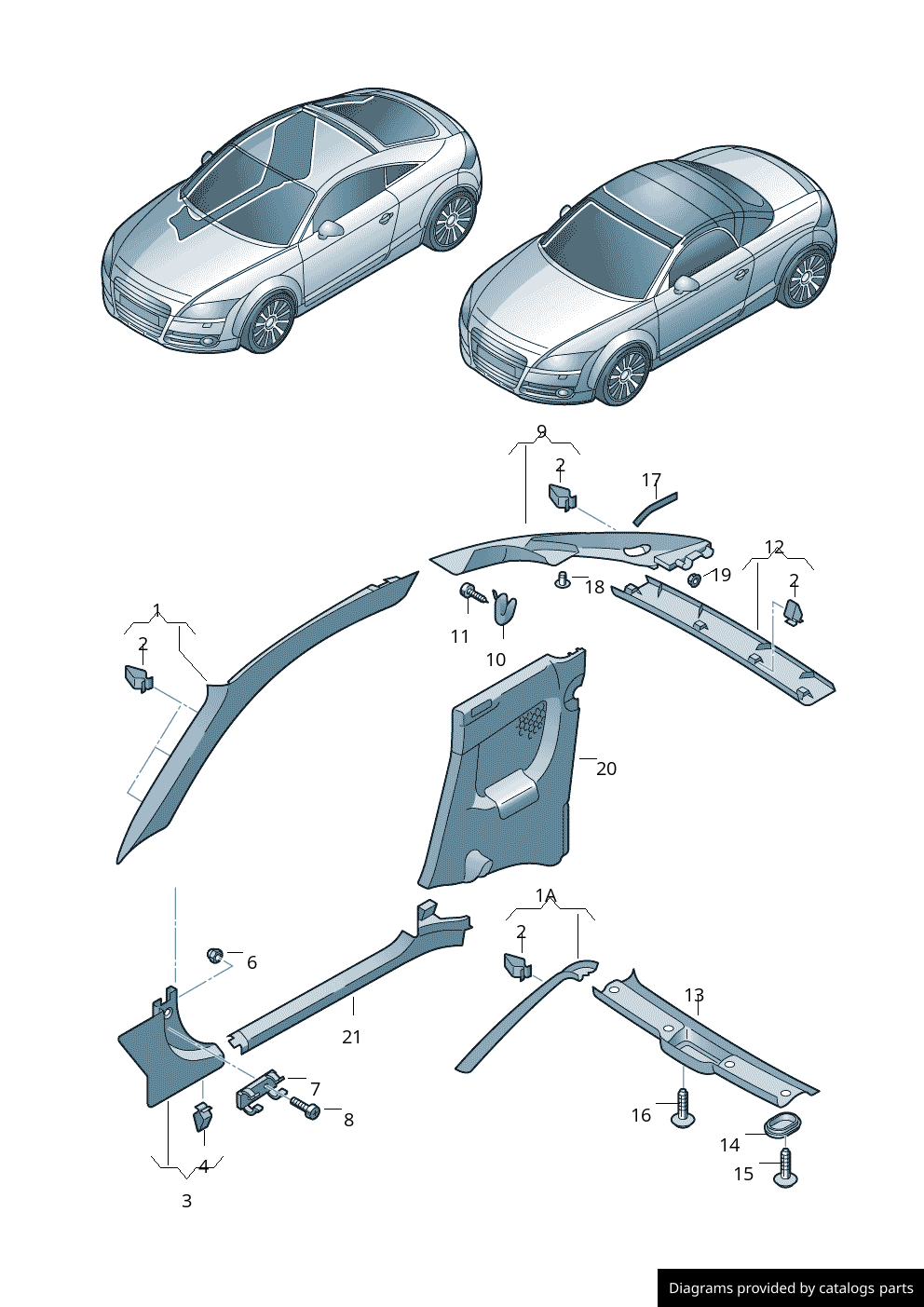 Car part diagram