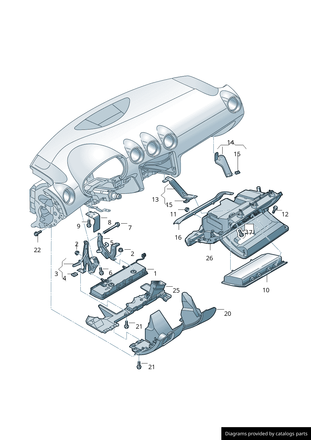 Car part diagram