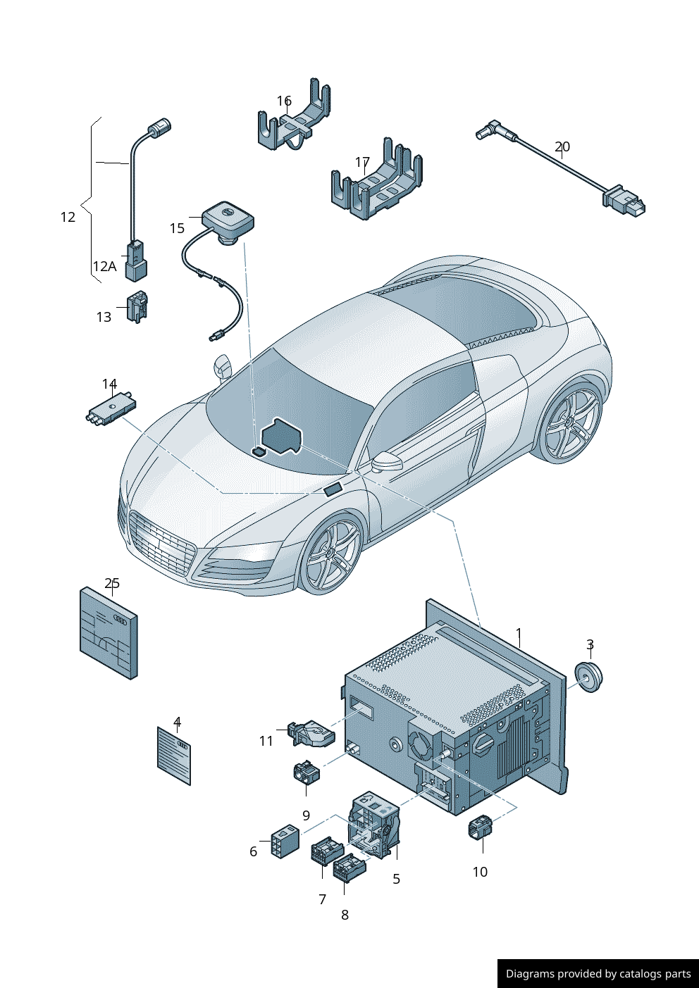 Car part diagram