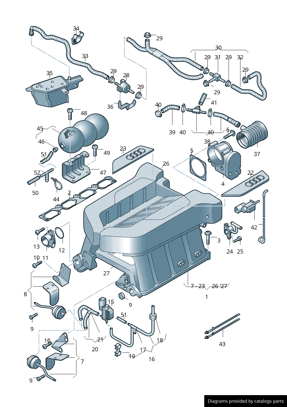 Car part diagram