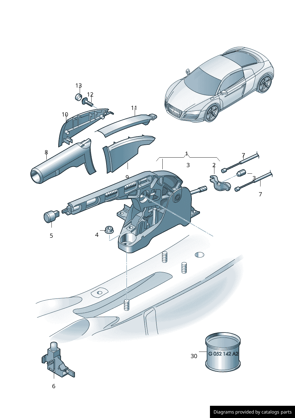 Car part diagram