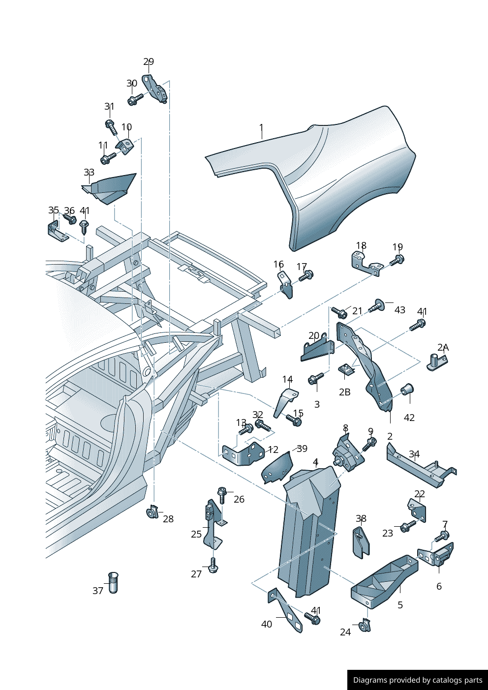 Car part diagram