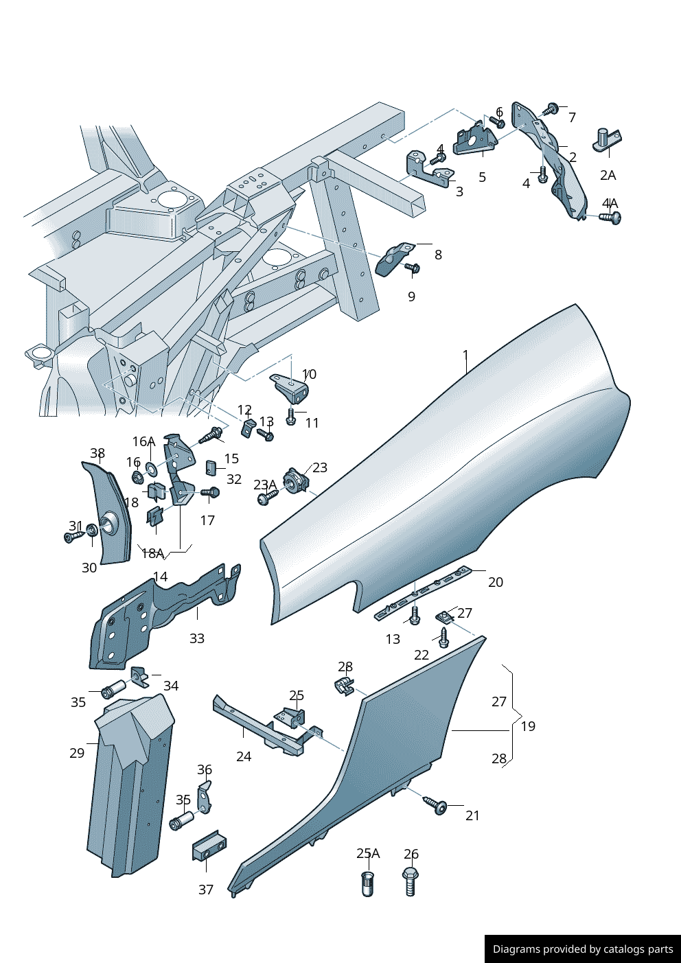 Car part diagram