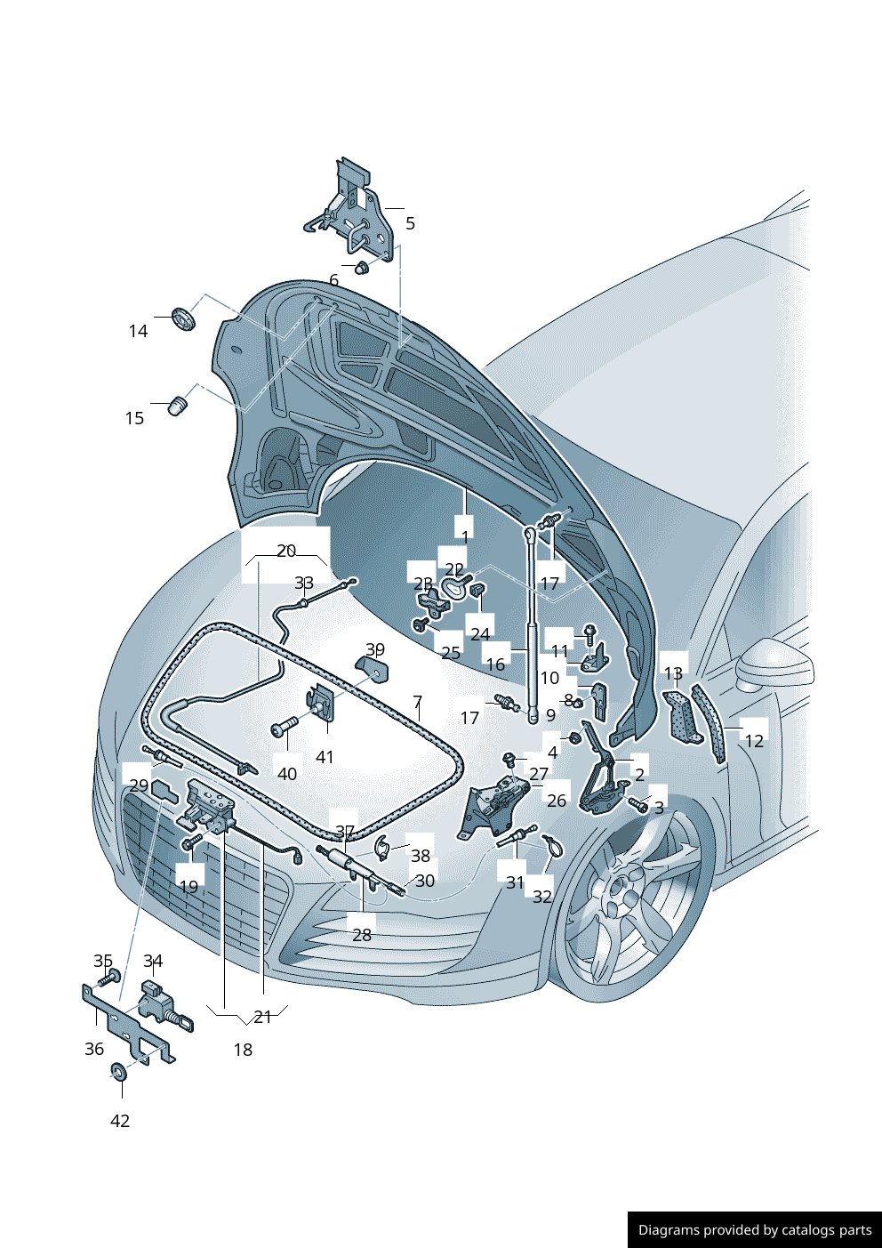 Car part diagram