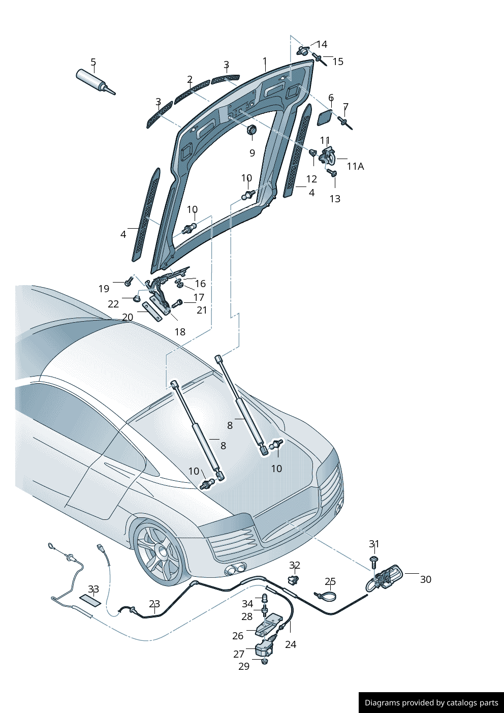 Car part diagram