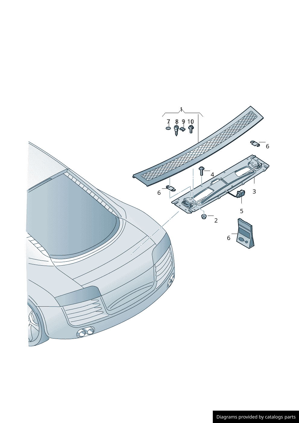 Car part diagram