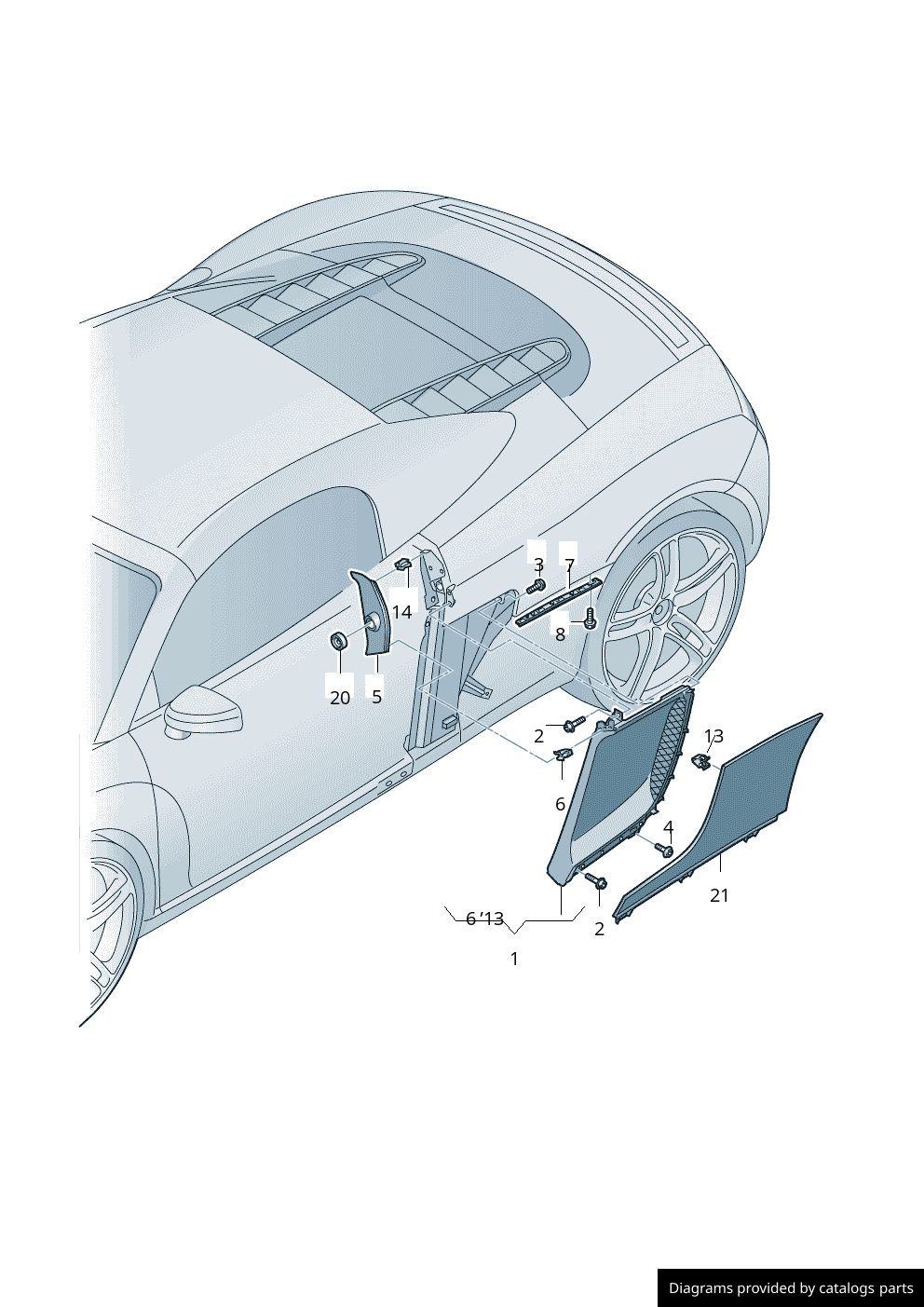 Car part diagram