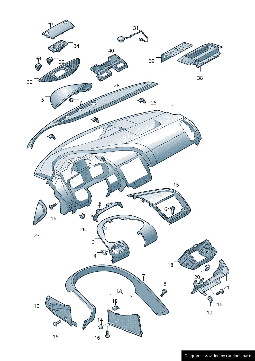 Car part diagram