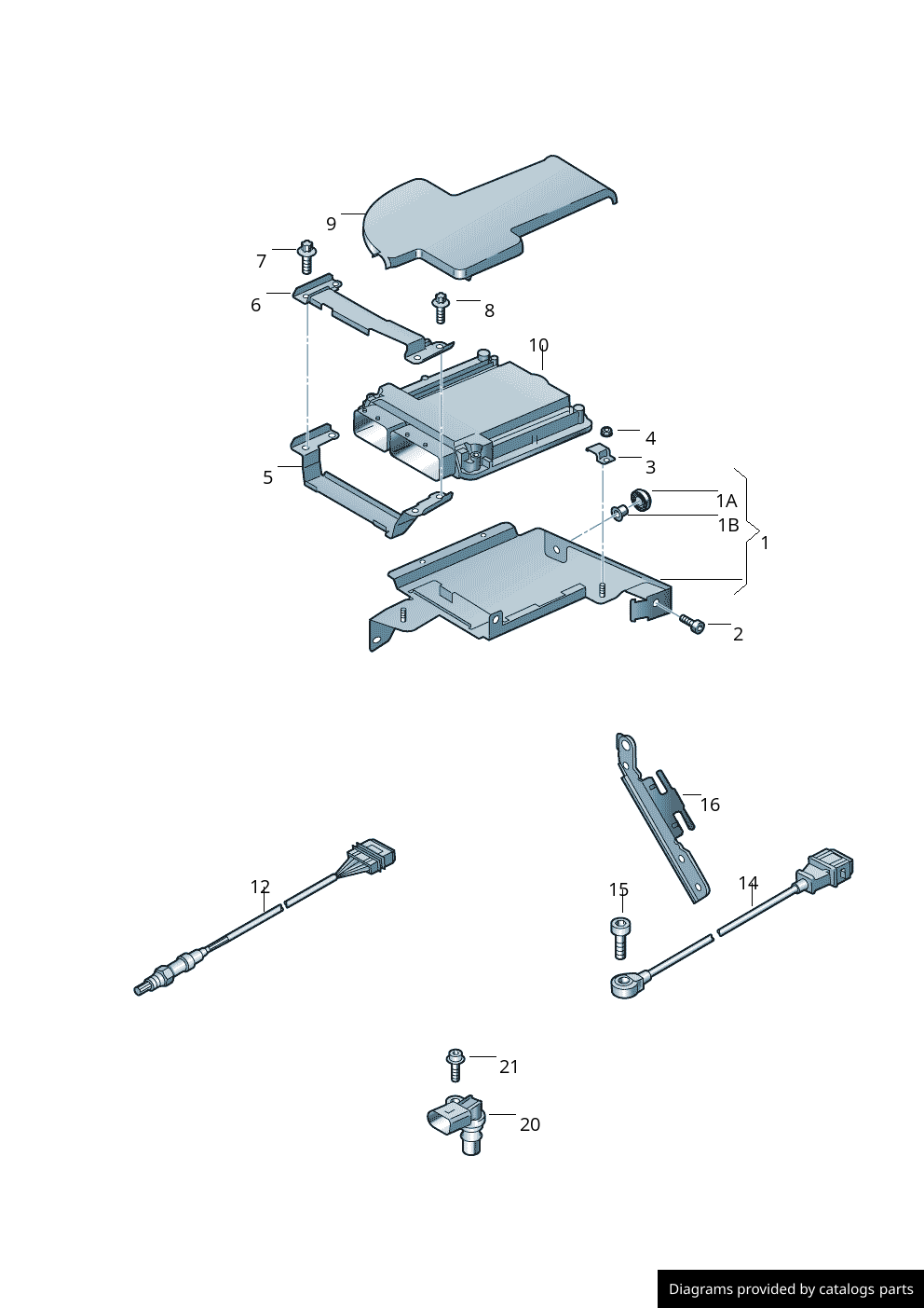 Car part diagram