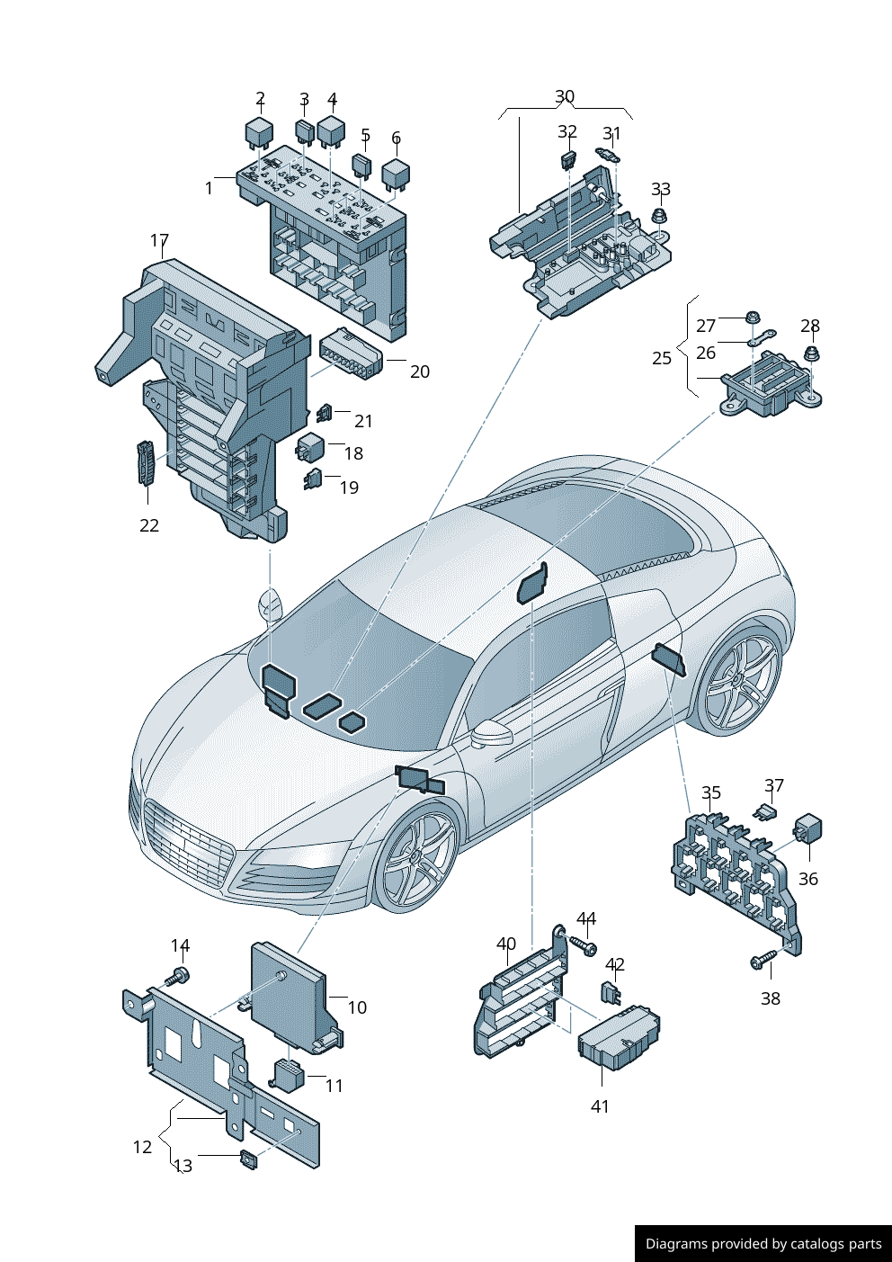 Car part diagram