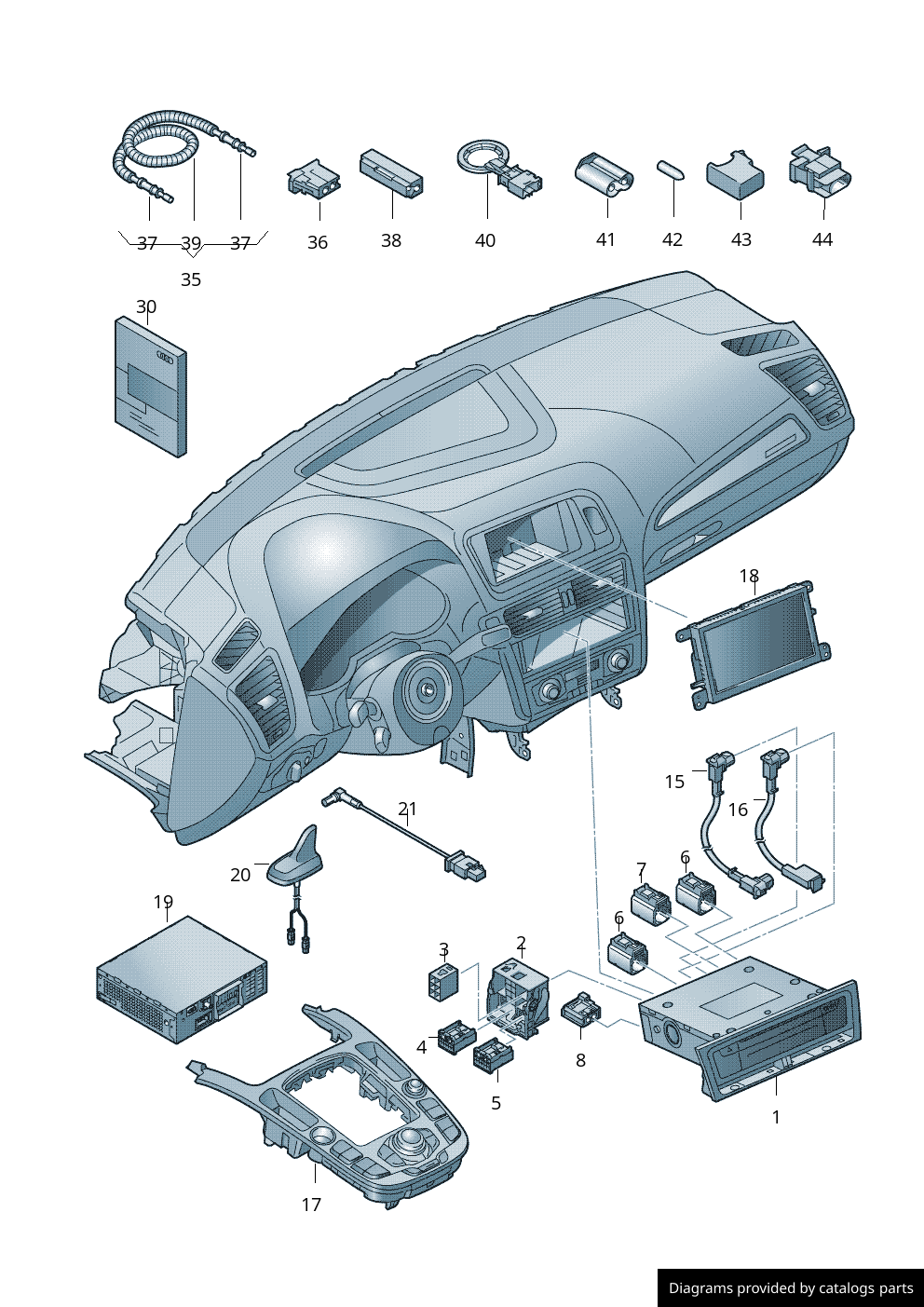 Car part diagram