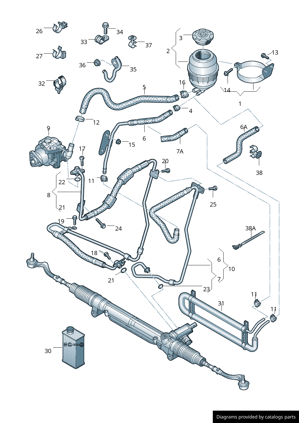 Car part diagram