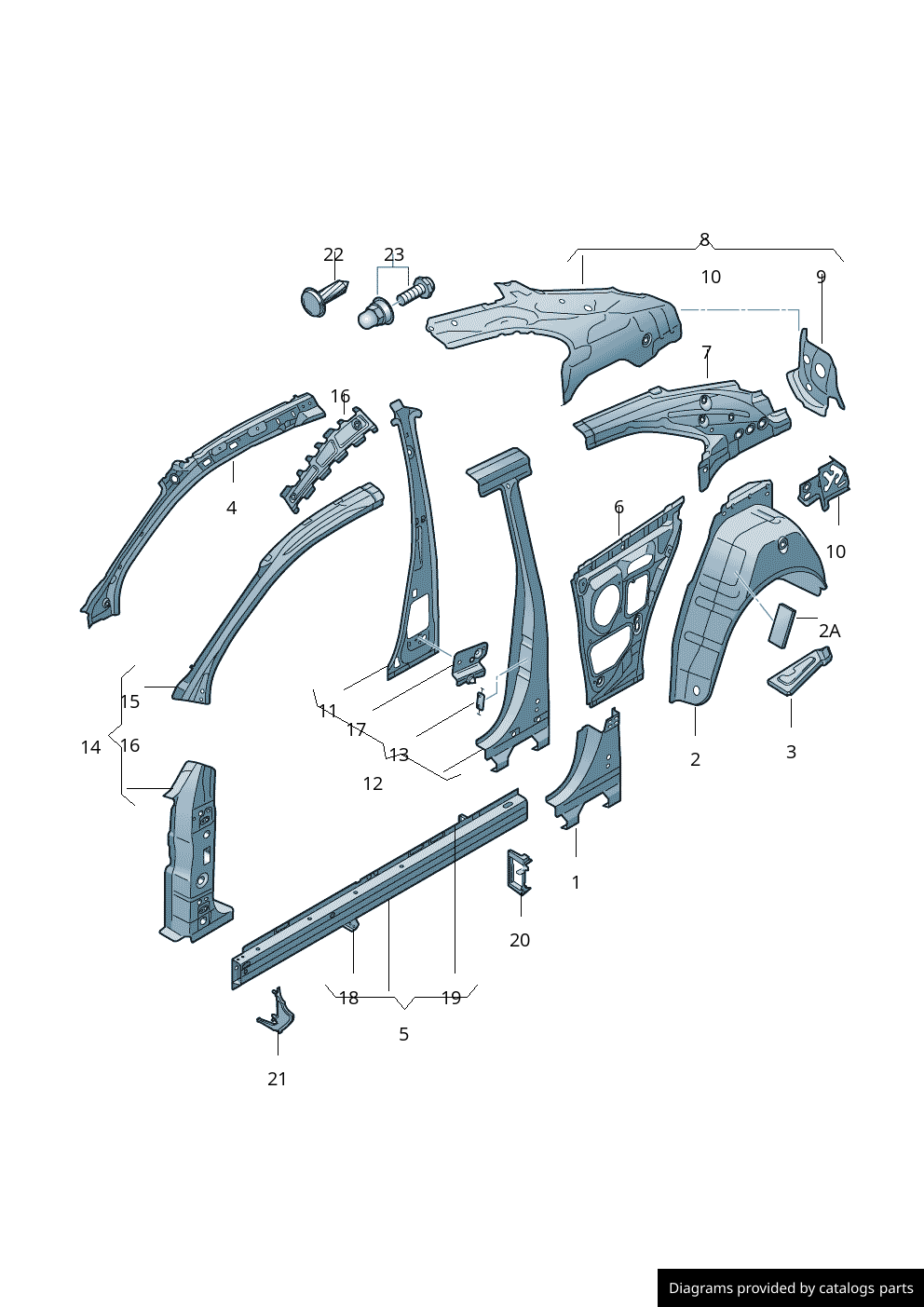 Car part diagram