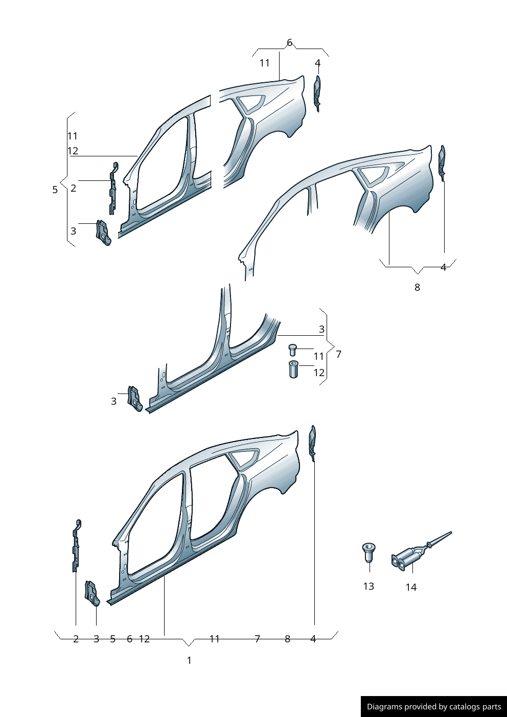 Car part diagram
