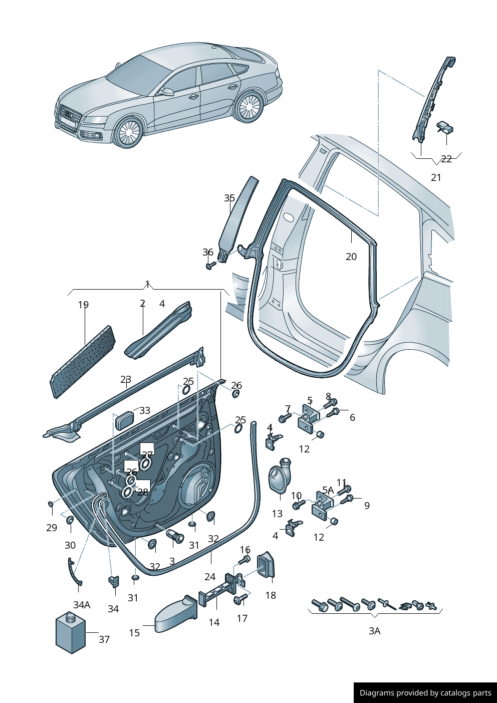 Car part diagram