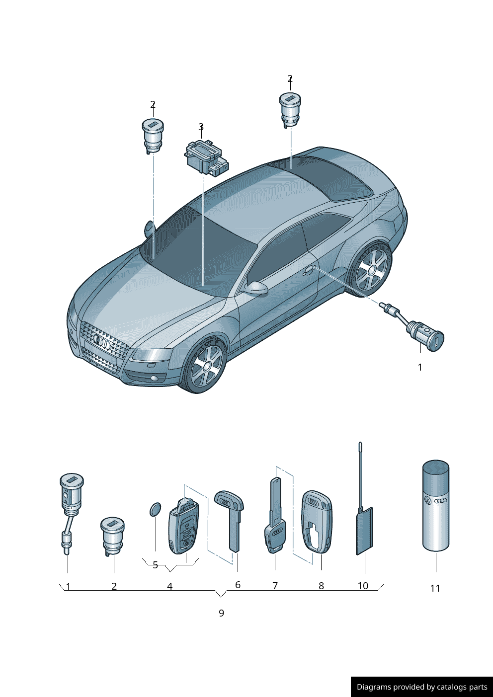 Car part diagram
