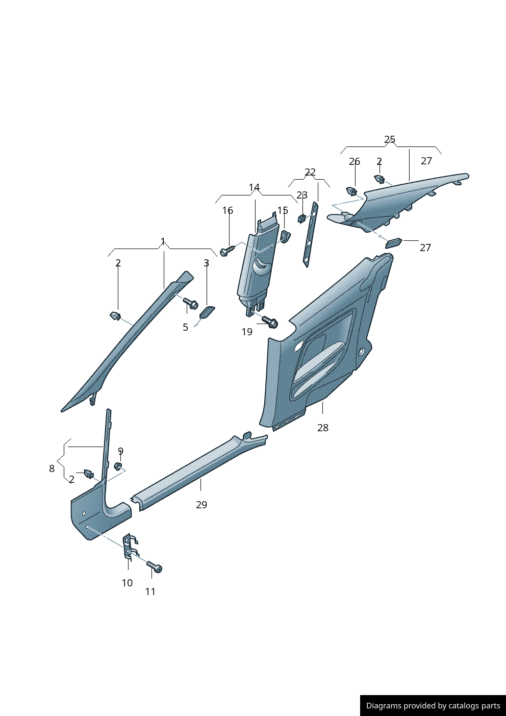 Car part diagram