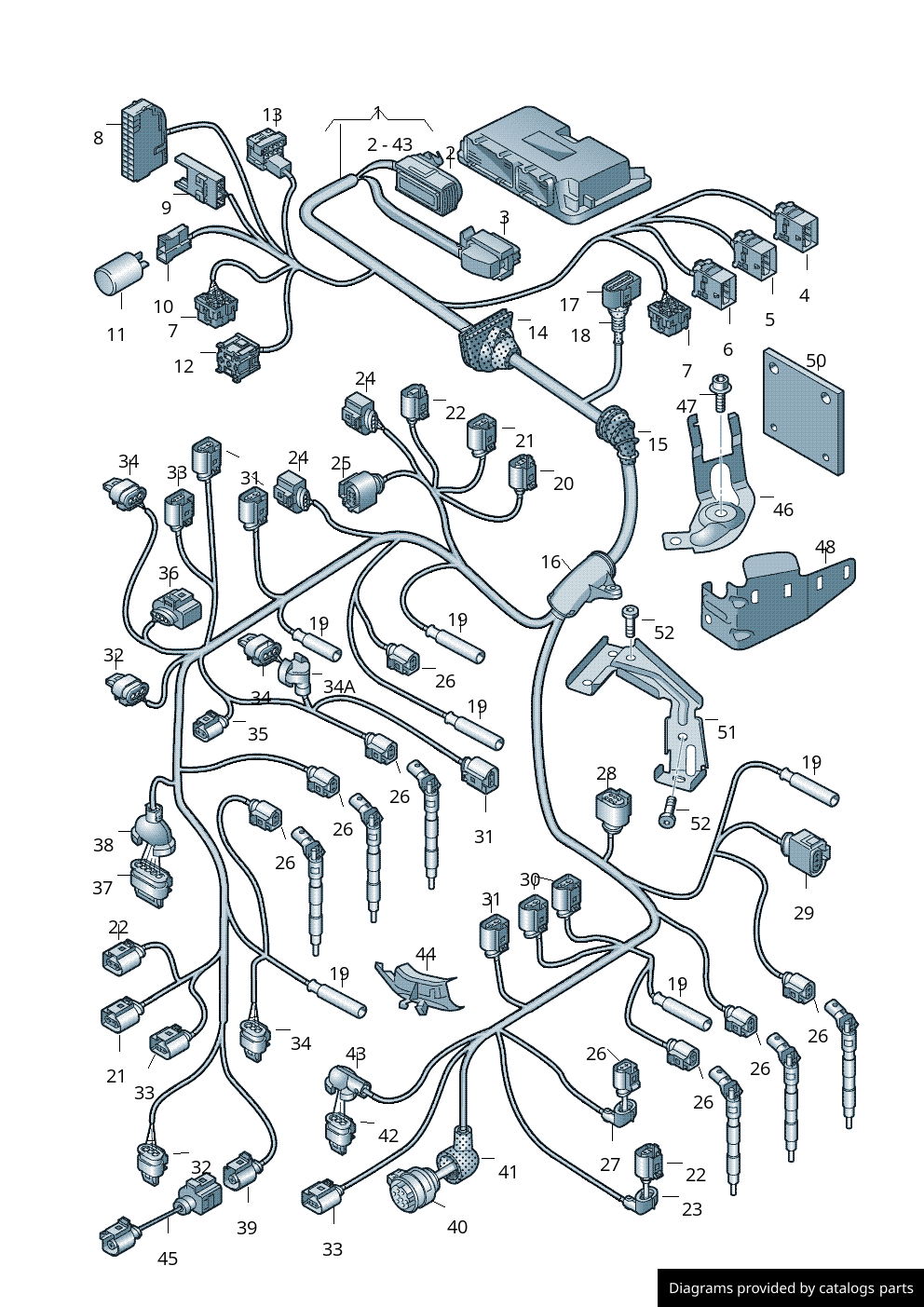 Car part diagram
