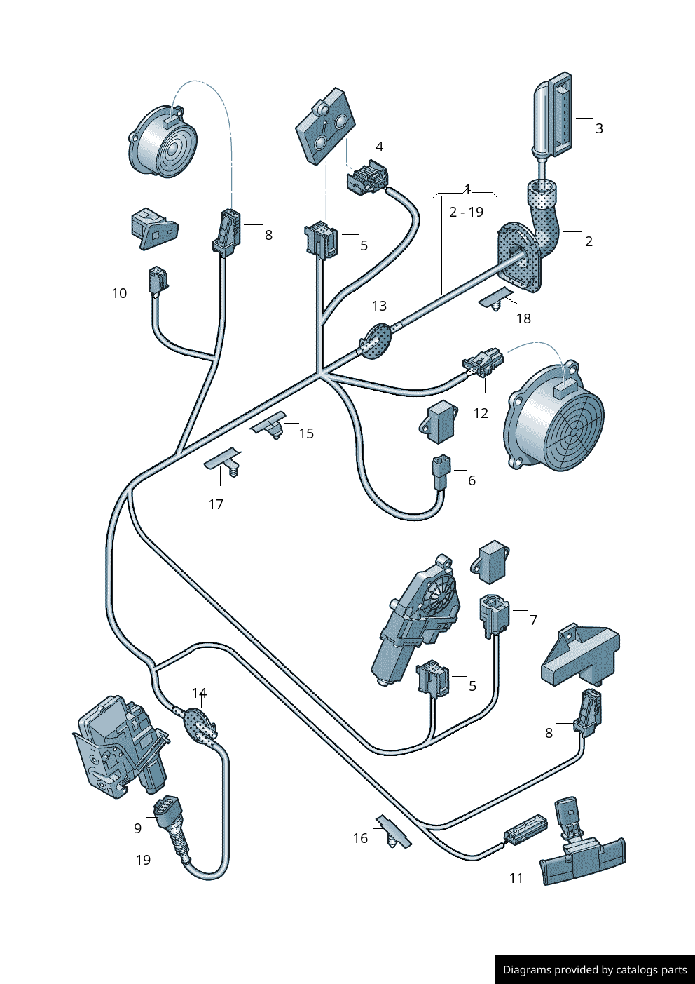 Car part diagram