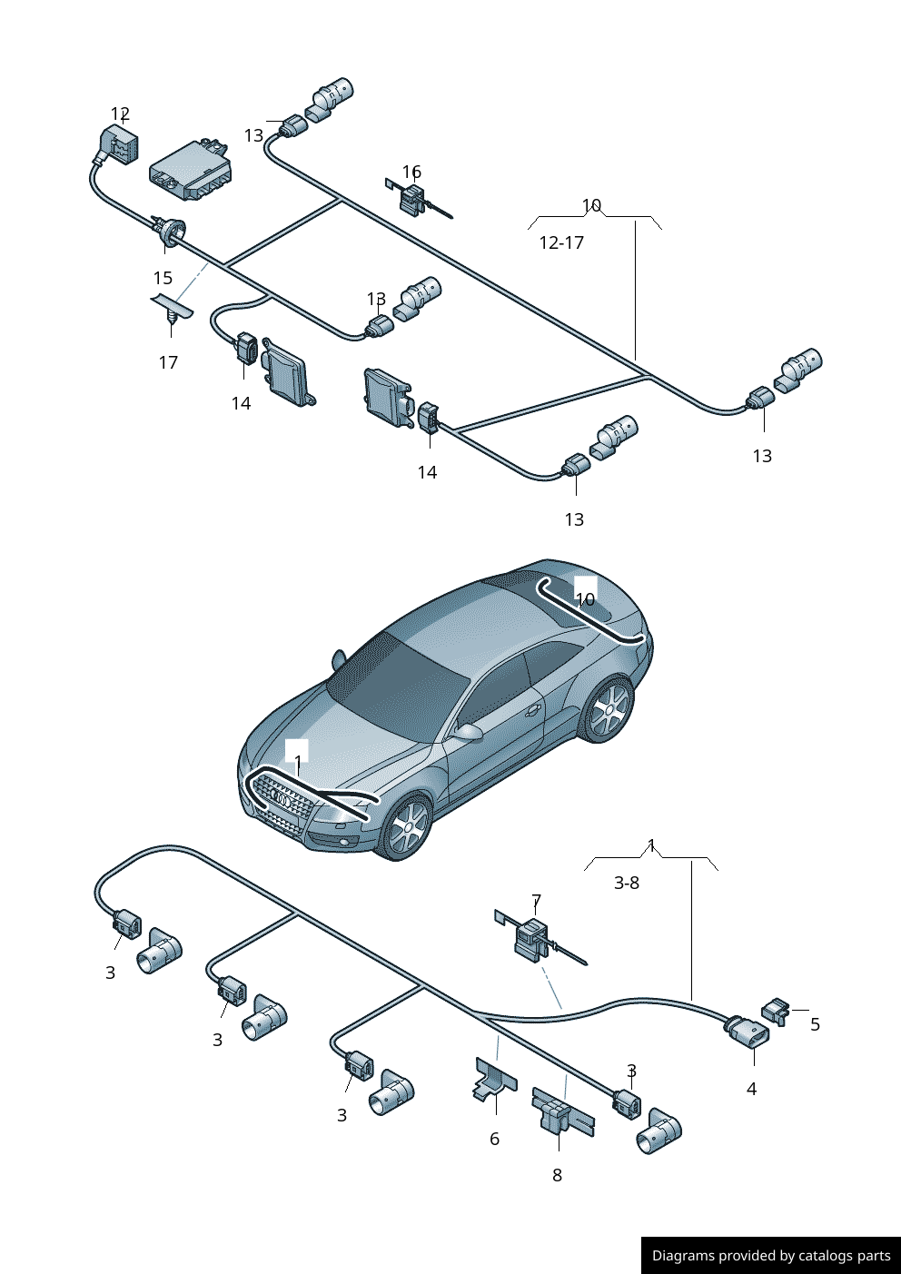 Car part diagram