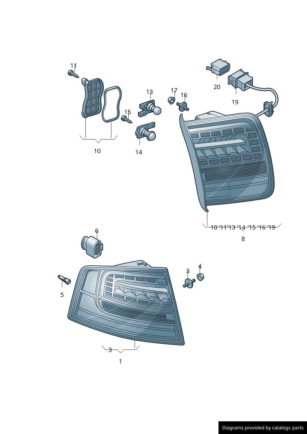 Car part diagram