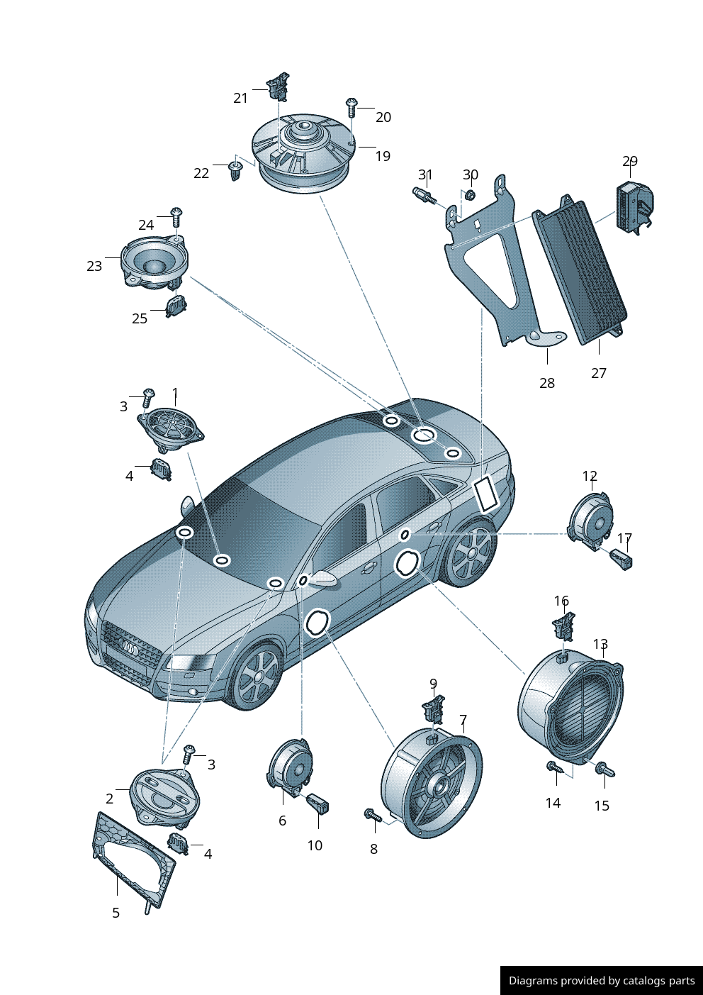 Car part diagram