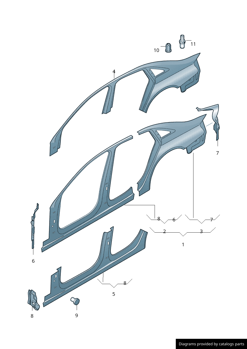 Car part diagram