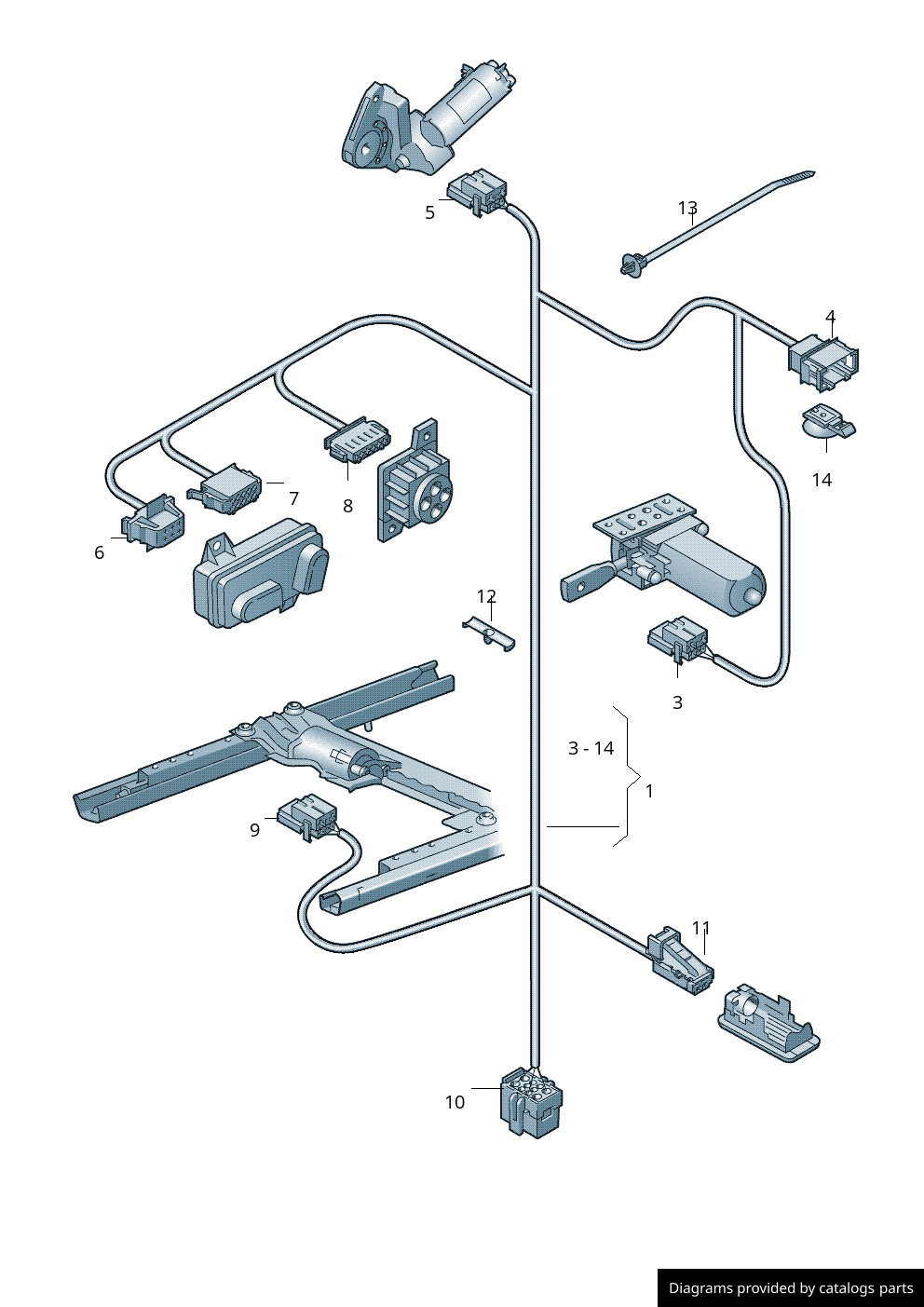 Car part diagram