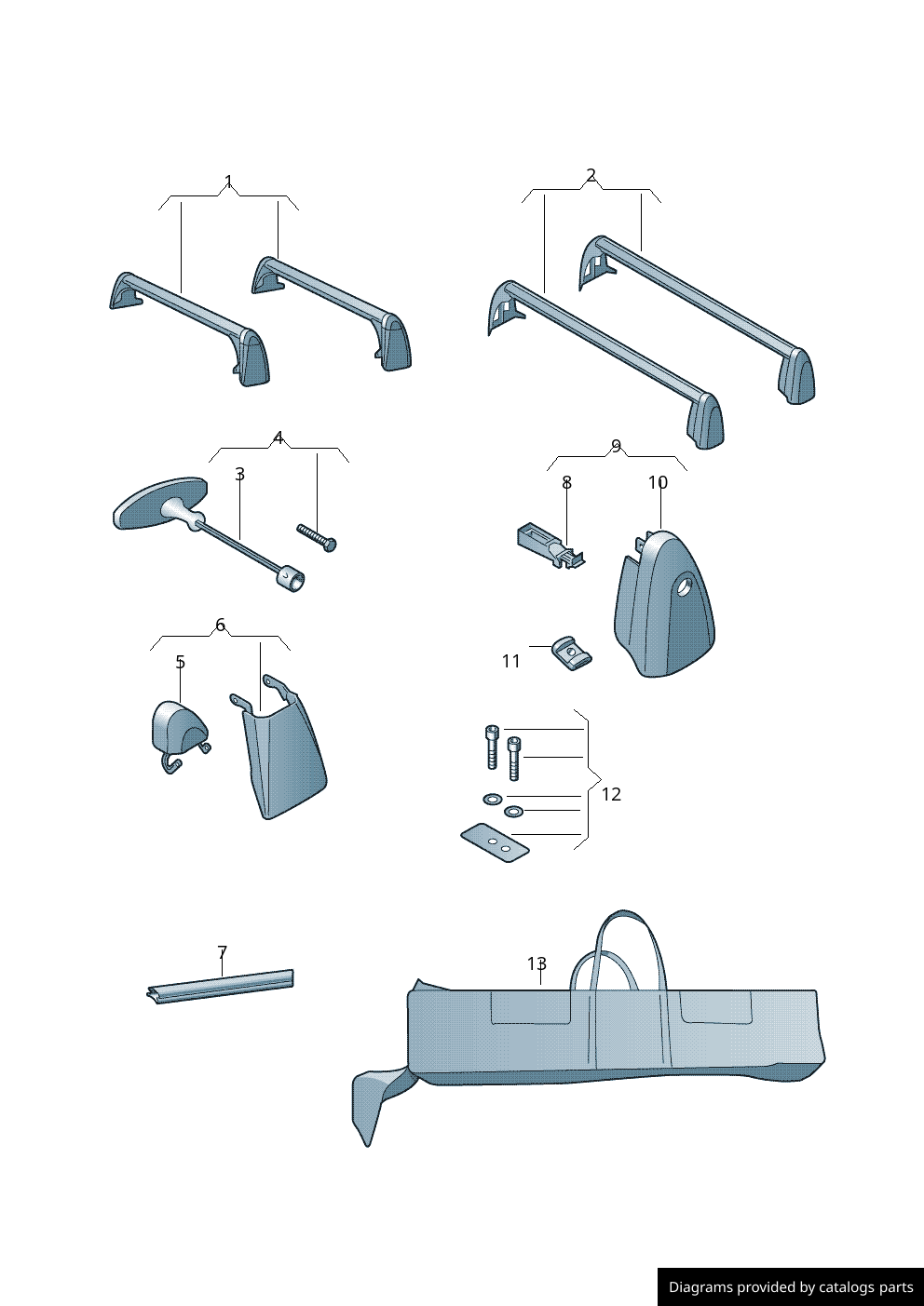 Car part diagram