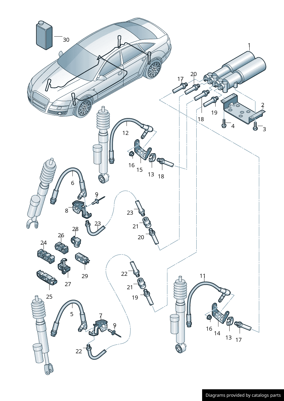 Car part diagram