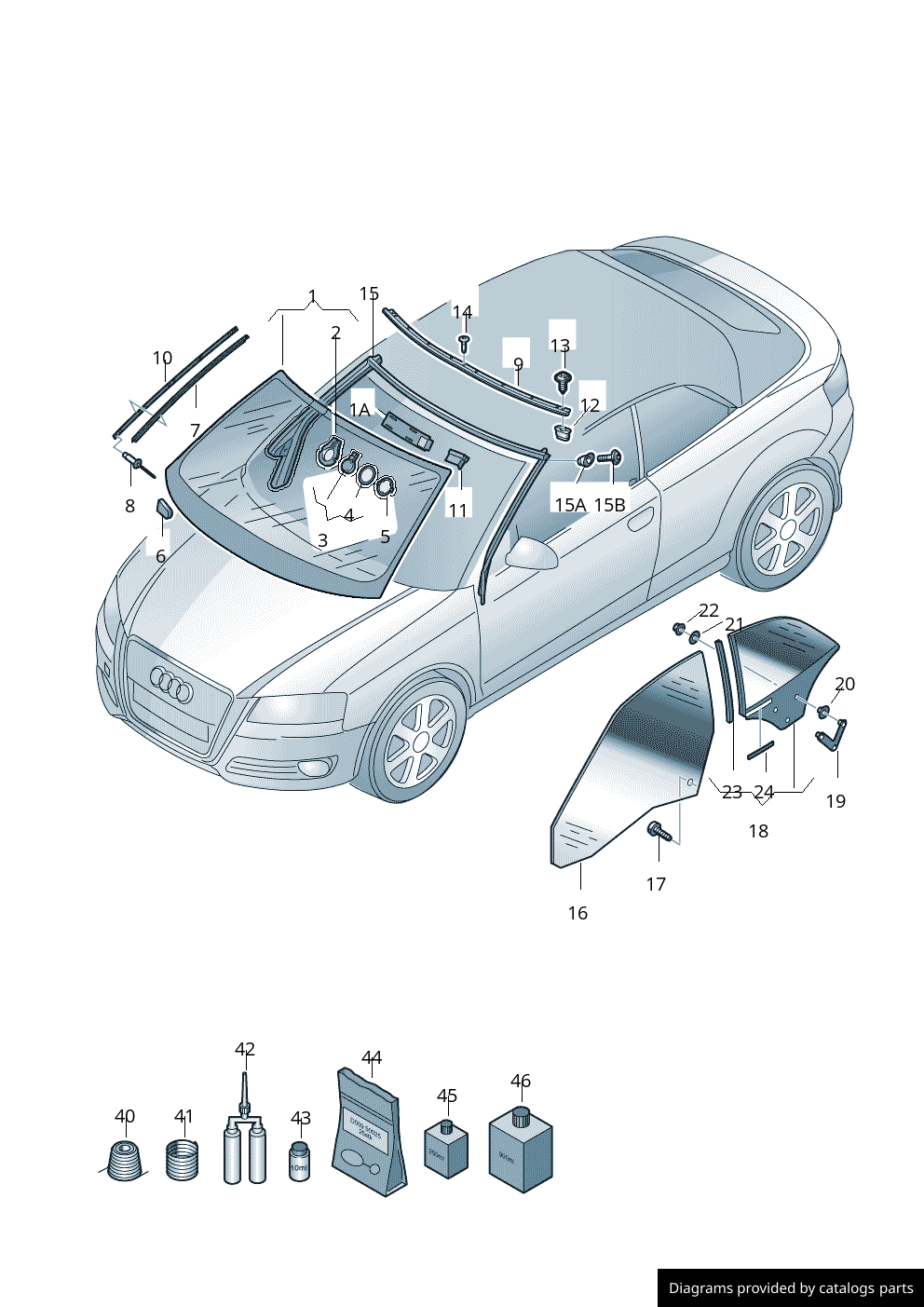 Car part diagram