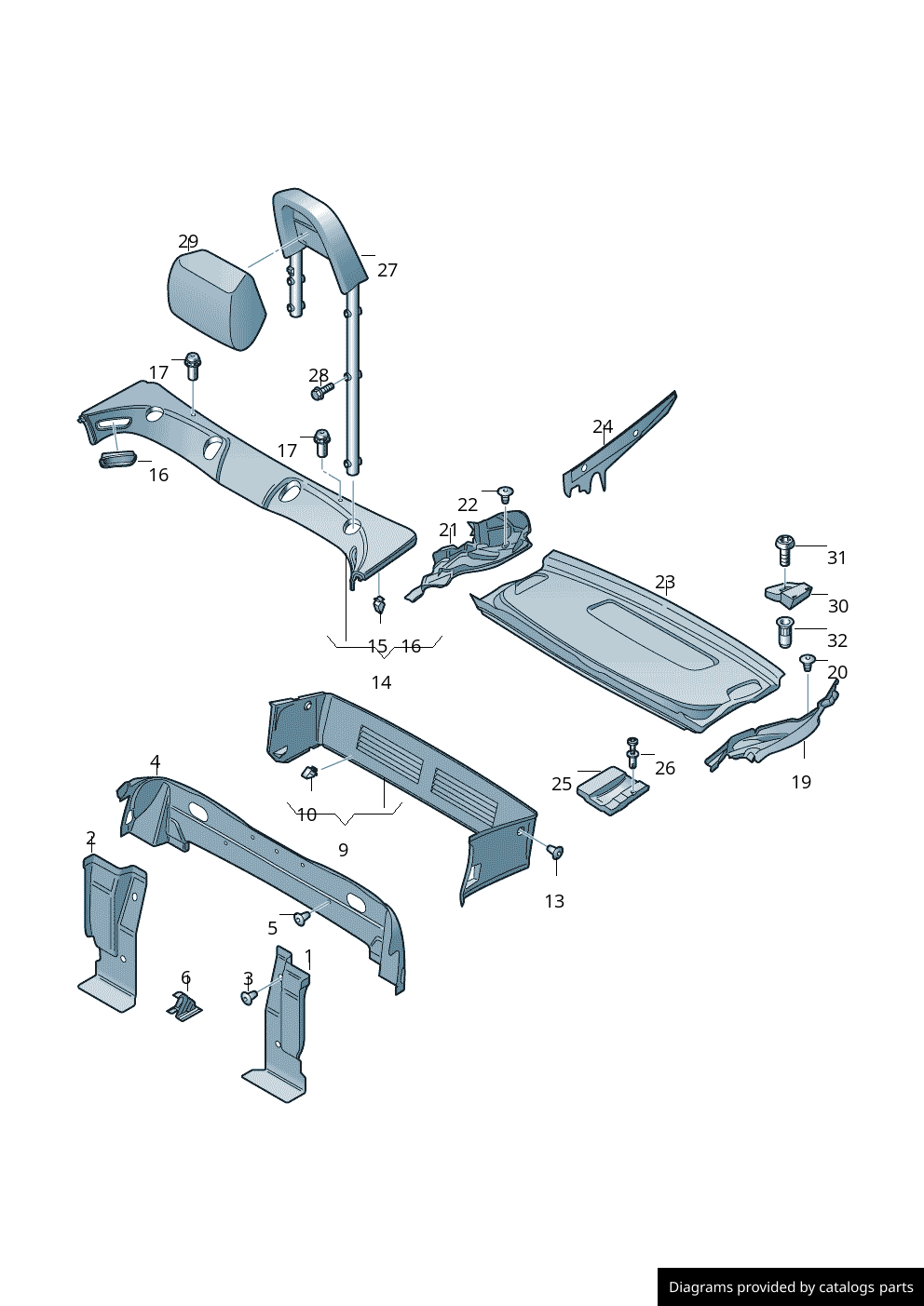 Car part diagram