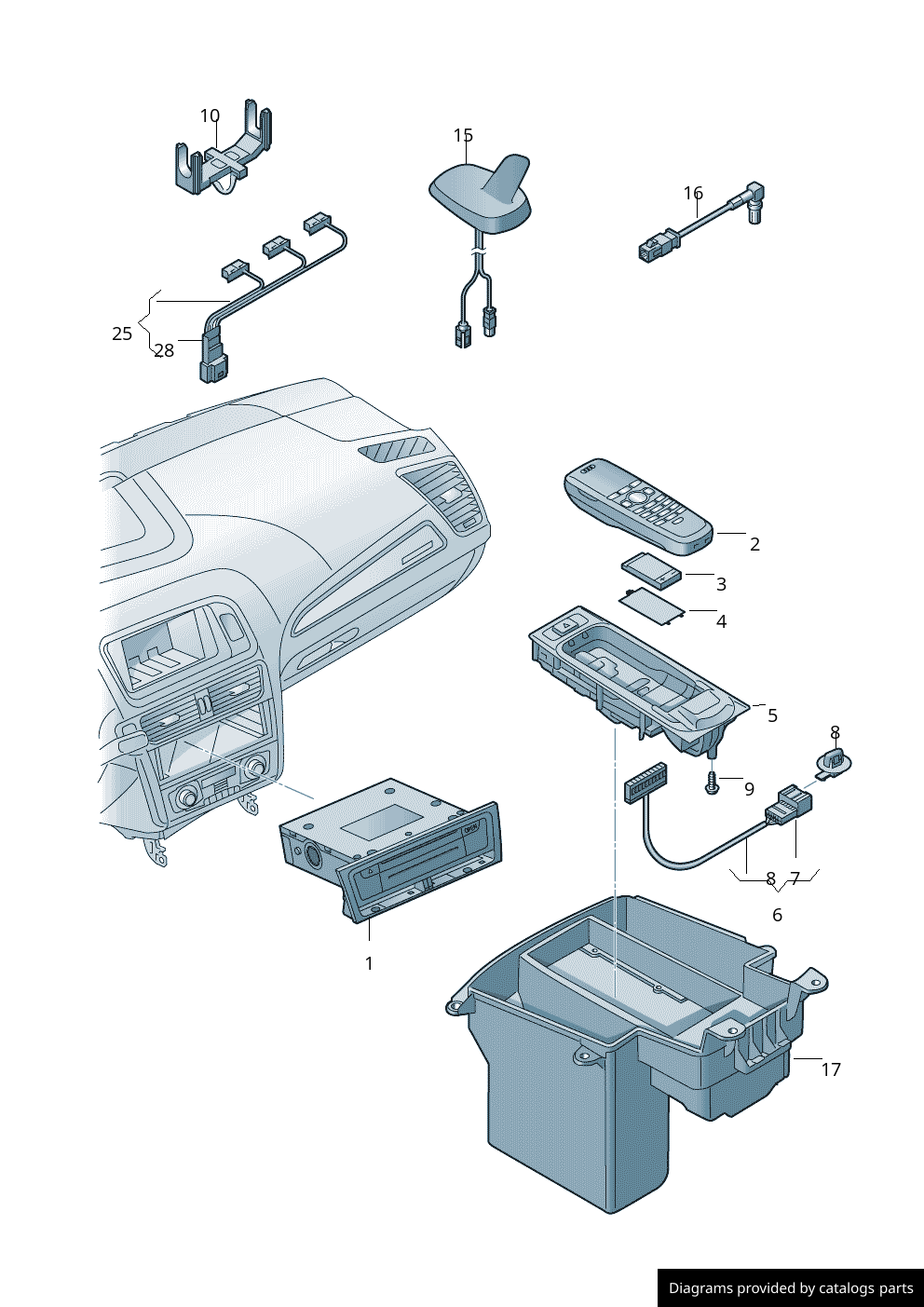 Car part diagram