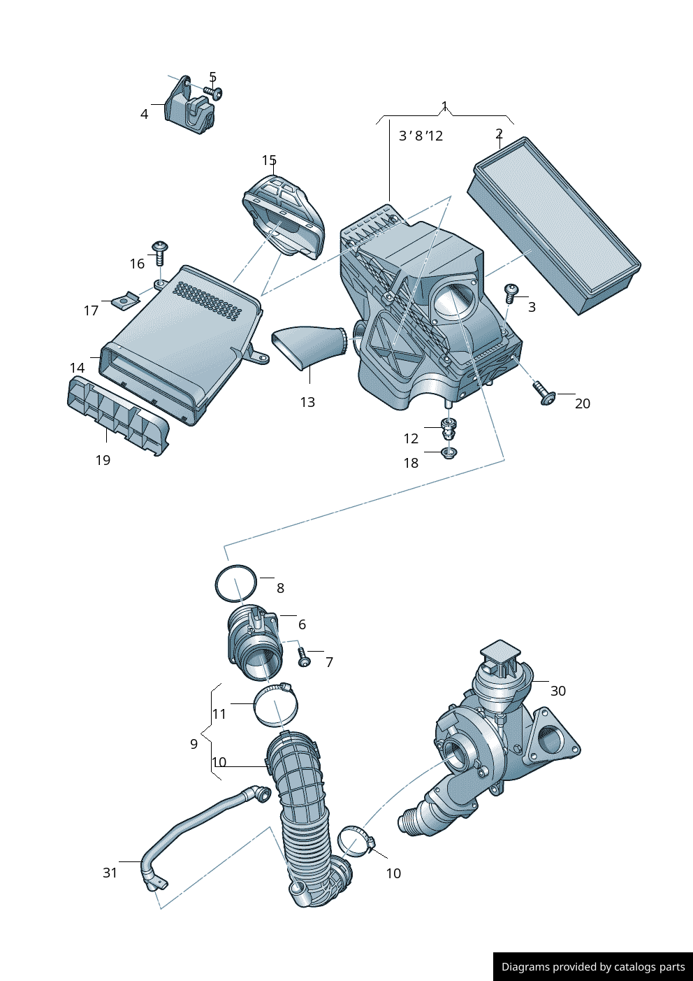 Car part diagram