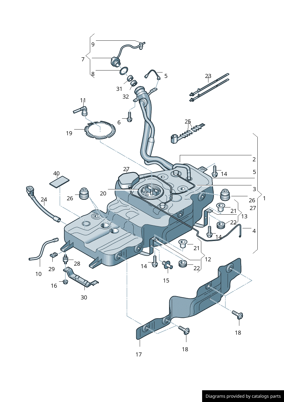 Car part diagram