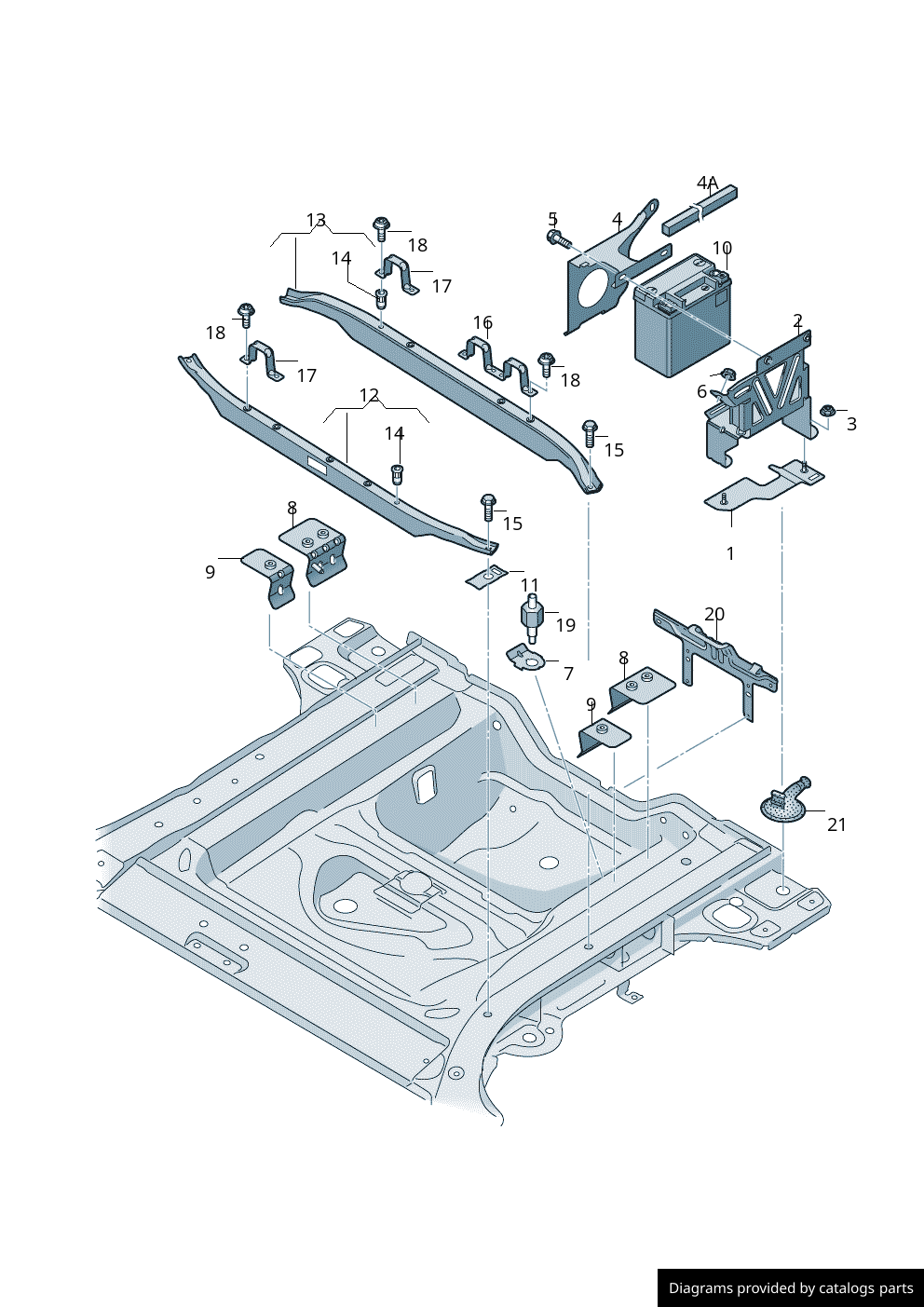 Car part diagram